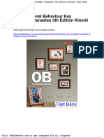 Dwnload Full Organizational Behaviour Key Concepts Canadian 5th Edition Kinicki Test Bank PDF