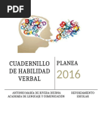 Habilidad Verbal Planea 2016