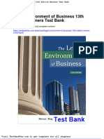 Dwnload Full Legal Environment of Business 13th Edition Meiners Test Bank PDF