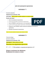 Jerarquía de Operaciones Matematica