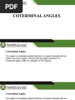 Math 11 - Coterminal Angles