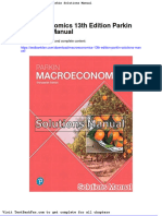 Dwnload Full Macroeconomics 13th Edition Parkin Solutions Manual PDF