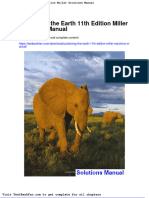 Dwnload Full Sustaining The Earth 11th Edition Miller Solutions Manual PDF