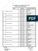 Jadwal PAT 2022