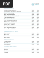 New Kin Pricelist