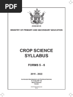 Crop Science Syllabus