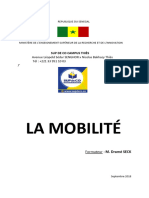 1e - Re Partie Cours La Mobilite Sup de Co Sept. 2018