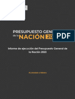 Informe Ejecución Presupuestal 2023 - MinHacienda