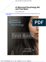 Dwnload Full Essentials of Abnormal Psychology 8th Edition Durand Test Bank PDF