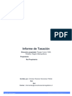 Informe de Tasación