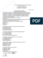 Class Xii Pre Board Question Paper Chemistry