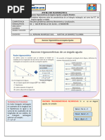 4ta FICHA - RAZONES TRIGONOMETRICA