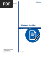 16 - 2017 Urinalysis Checklist CAP Accreditation Program