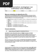 La Simulation Analogique Sur Ordinateur Avec Proteus Eleve