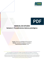 MANUAL 1 Procedimientos Básicos Podológicos