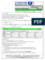 Correction Examen Blanc Maths 3eme 2019 2020