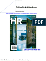 Dwnload Full HR 2 0 2nd Edition Denisi Solutions Manual PDF