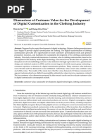 Dimensions of Customer Value For The Development of Customization