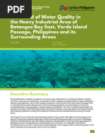 Water Quality in Batangas Bay