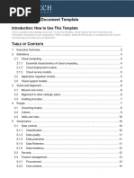 Cloud Strategy Document Template