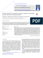 Activated Chemicals of Cementitious Capillary Crystalline Waterproofing