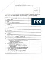 Sarai Licence Form