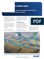 Radars and Sensors Precision Fire Control Radar