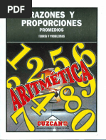 Razones y Proporciones - Promedios