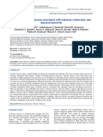 Types of Chronic Diseases Associated With Sedentar