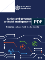 WHO - Ethics and Governance For AI For Health-1