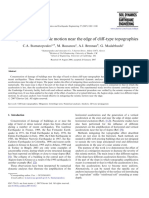 Mitigation of The Seismic Motion Near The Edge of Cliff-Type