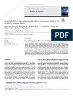 Switchable High Q Electromagnetically Induced Transparency B - 2023 - Results in