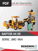 Manual de Operación Raptor 44-2R JMC-964