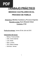 MONOGRAFIA Medidas Cautelares en Proceso de Familia