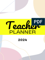 Teacher: Planner