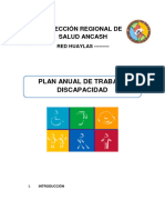 Plan Anual Discapacidad