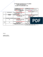 Sef Training Matrix