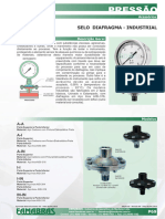 Manometros Acessorios Selo Diafragma Industrial e Sanitario