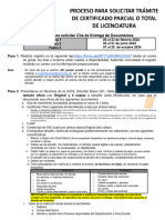 Requisitos para Tramite de Certficados - 2024 - Lic