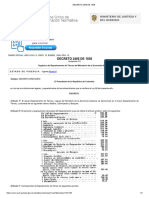 Decreto 2405 de 1938 - Organico Del Min Economia Nacional