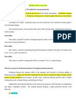 FALLSEM2022-23 BHUM103L TH VL2022230102196 Reference Material I 22-09-2022 PRODUCTION ANALYSIS NOTES