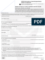 Declaration Form (Non-SASSA Applicants) - 2024