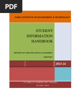 7th Semester CSE Rest Booklet 2023-24