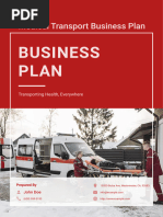 Medical Transport Business Plan Example