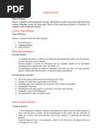 MOD1 - Basic Finance