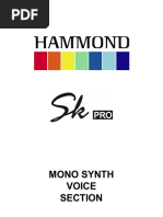 SK Pro 08 Mono Synth Voice Section