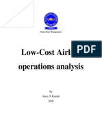 Low-Cost Airline Operations Analysis - Amey Kantak