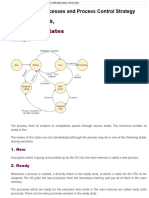 Unit-Ii: (1) Process States