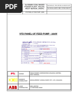 VFD Panel-RO High Pressure Pump - 22KW-signed