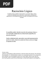 Raciocínio Lógico Critico